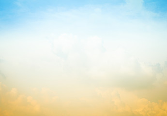 Air clouds in the blue sky.