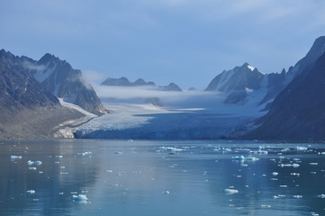 Gletscher in der Arktis