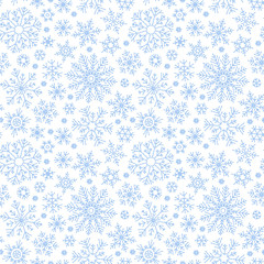 Christmas seamless doodle pattern