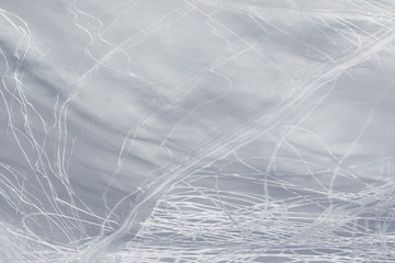 Snowy off-piste slope