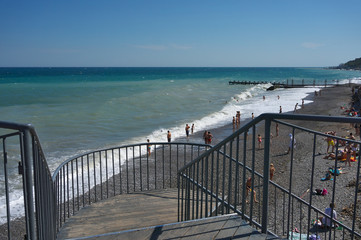 pier on the sea