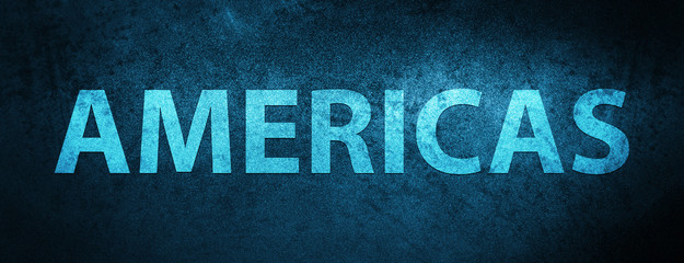 Obraz premium Americas special blue banner background