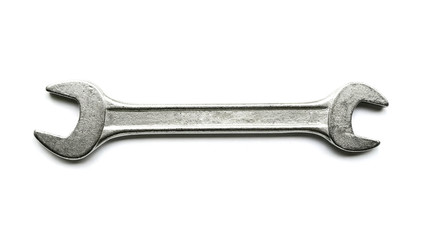 Wrench isolated on white