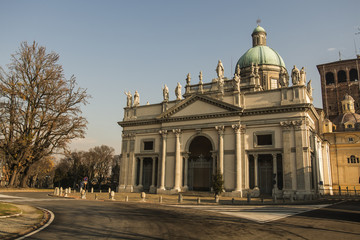 Vercelli street Italy