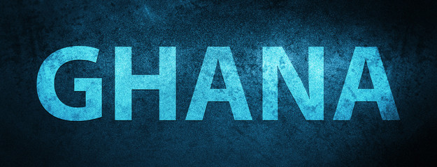 Ghana special blue banner background