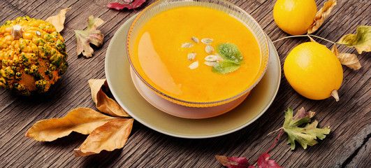 Autumn squash soup