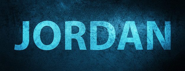 Jordan special blue banner background