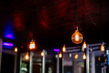 Obraz premium Incandescent light bulb.