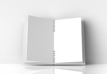Open blank notebook
