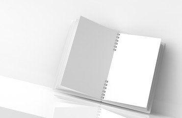 Open blank notebook