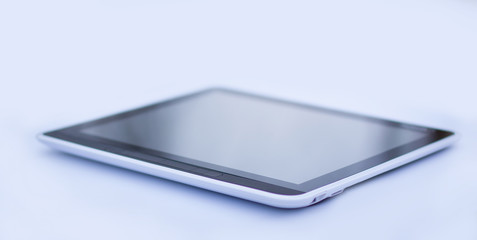 modern e-book . isolated on a black background.