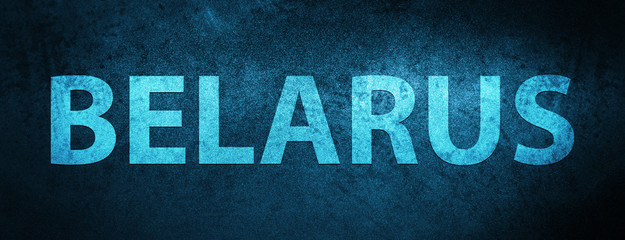 Belarus special blue banner background