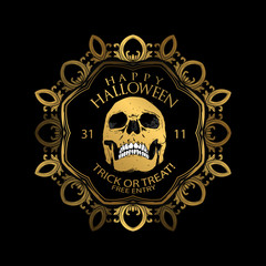 Fototapeta premium halloween luxury party