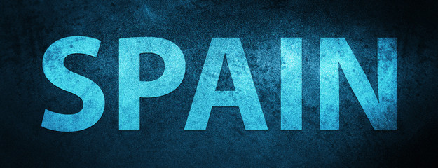 Spain special blue banner background