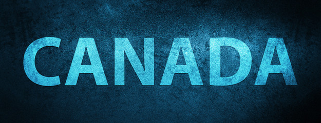Canada special blue banner background