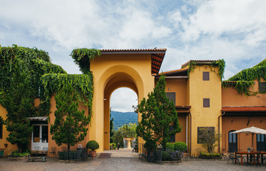 Fototapeta premium Rural italian architechture building style