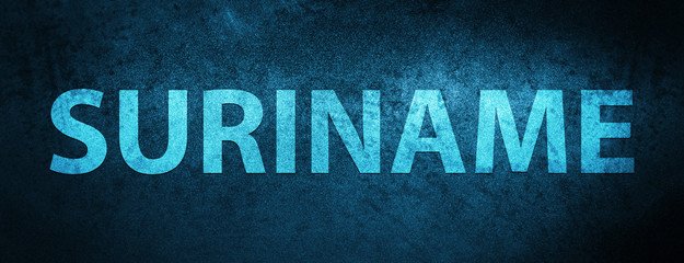Suriname special blue banner background