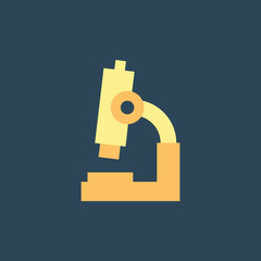 Silhouette icon microscope