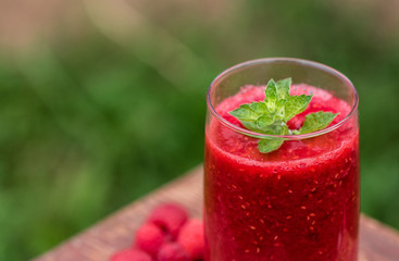 Fruity smoothies of fresh berries