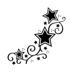 Tattoo Star Stencyl Design - Ready for Print