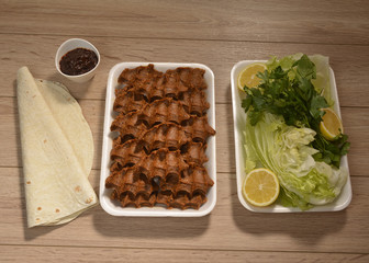 Stock Photo Cig Kofte Tabak Turkish Food