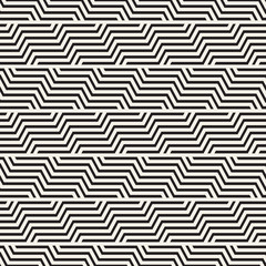 Vector seamless pattern. Modern stylish abstract texture. Repeating geometric tiles..