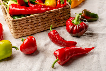 Fresh colorful paprika
