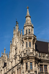 Fototapeta na wymiar Munich Germany - New Town Hall - Neue Rathaus