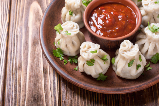 Georgian dumplings khinkali