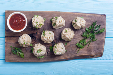 Georgian dumplings khinkali