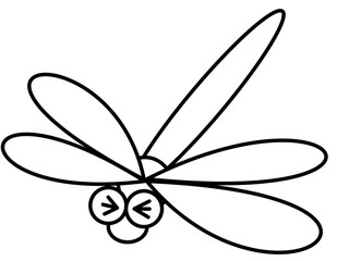 トンボ痛い(モノクロ)