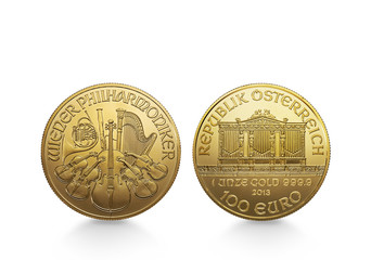 Wiener Philharmoniker Goldm&uuml;nze 1 unze 100 Euro