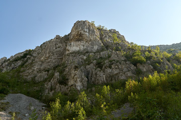 Fototapeta na wymiar Rocky mountain landscape in the summer