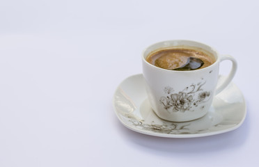 Coffe cup isolated on white 