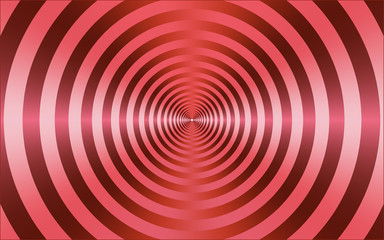 Fototapeta na wymiar abstract red metallic background. Concentric circles for the concept of focus, targets and goals. business presentation, template, card. brochure, banner, notes and technology ideas. 