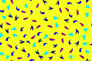 Multicolor abstract seamless geometric pattern.