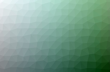 Obraz premium Illustration of green abstract polygonal nice multicolor background.