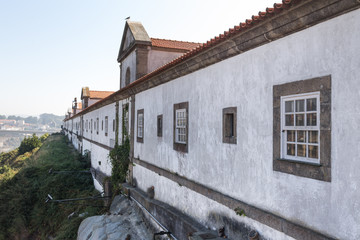 Fototapeta na wymiar porto historic city in portugal nunnery building and church