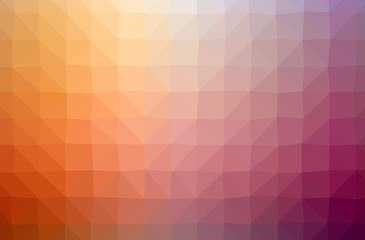 Illustration of orange abstract polygonal nice multicolor background.