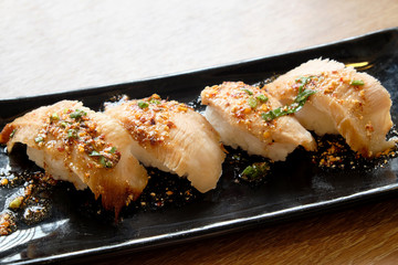 Sushi, Wagyu and Pork