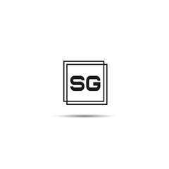 Initial Letter SG Logo Template Design