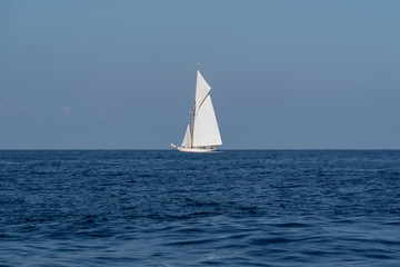 Sailboat on sea