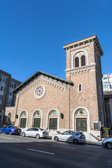 Fototapeta na wymiar Church in Franklin Street, San Francisco