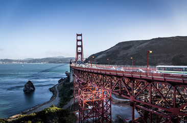 Ausblick auf die Golden Gate Bridge in San Francisco