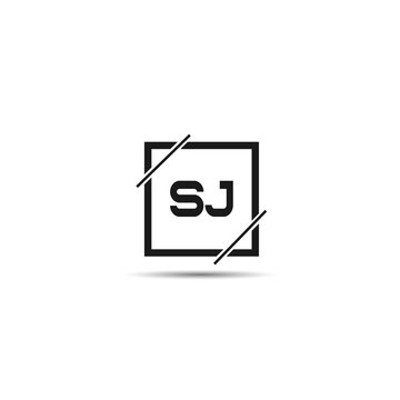 Initial Letter SJ Logo Template Design