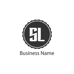 Initial Letter SL Logo Template Design