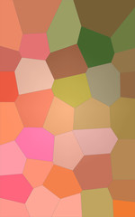 Illustration of Vertical pink and green bright Giant Hexagon background.