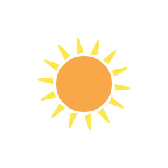 Sun  logo icon design template vector