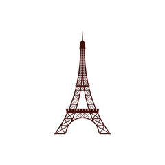 Fototapeta na wymiar Eiffel Tower logo design template vector