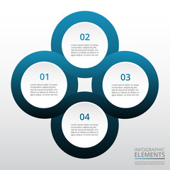 Vector lines arrows infographic.